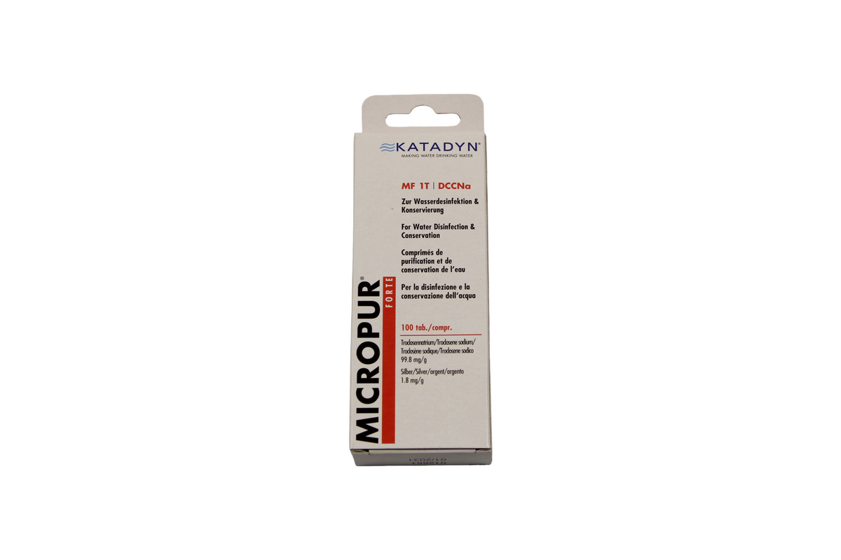 : Katadyn Micropur Forte, 100 Tabletten zur Wasserdesinfektion und -konservierung